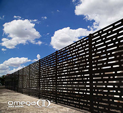 perforated fence