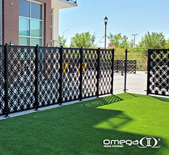 perforated fence